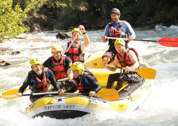 Rafting en Sort