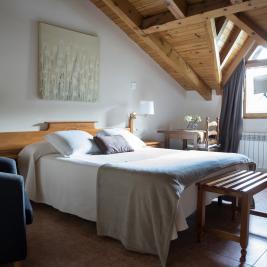 Romantic room in the attic